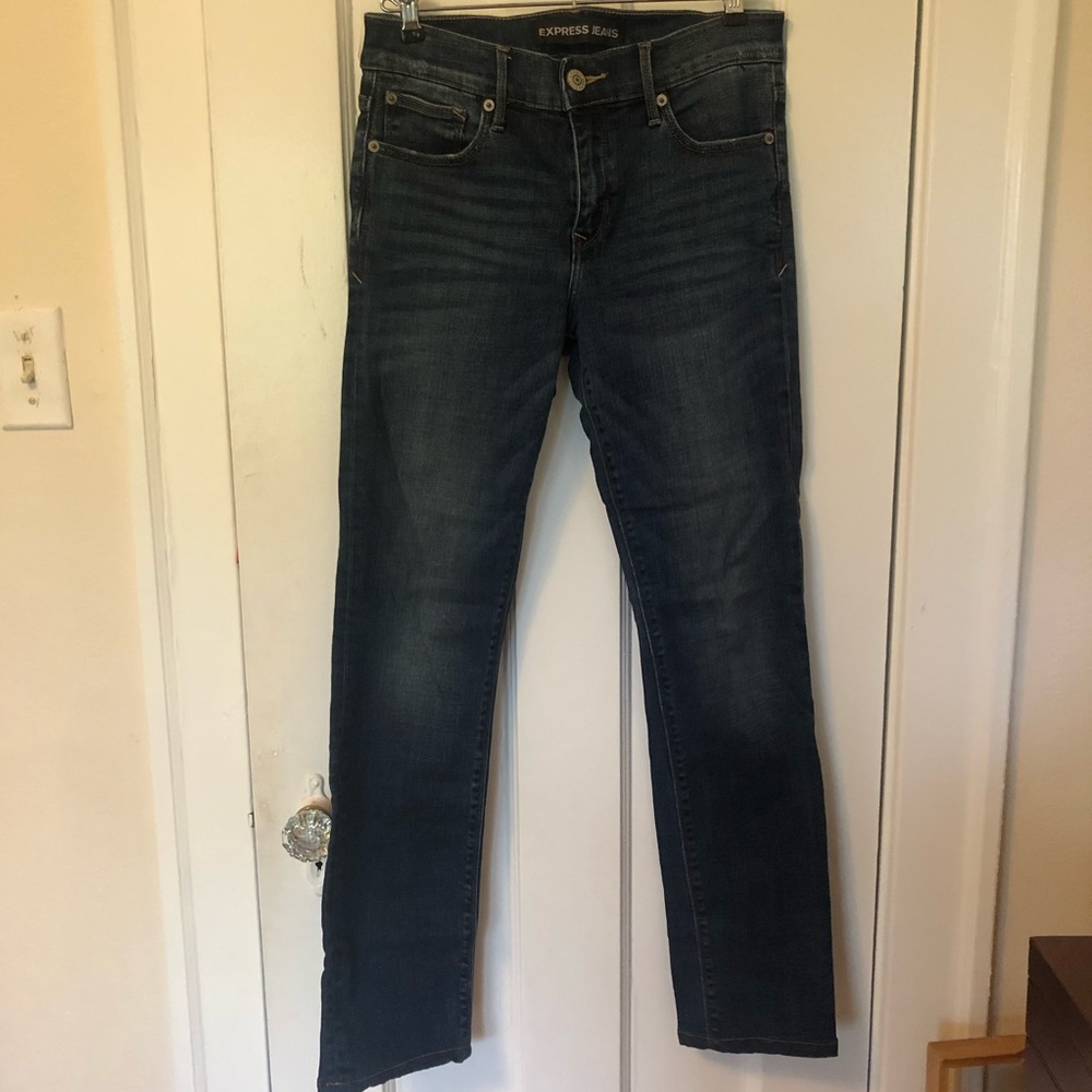 moving sale 🎉 dark denim express jeans